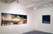 Luca Gastaldo, ”Vespri” 100×300 bitume e colorante su tela 2011