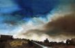 Luca Gastaldo, Calma apparente, 2012, tecnica mista su tela, cm 100×150