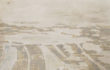 Caterina Sbrana, landscape from Google Earth, clay on paper, cm 20×30  2013