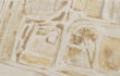 Caterina Sbrana, planimetry, mud and clay on paper, 2012