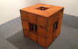 Fabrizio Pozzoli, Quiescents 2015 filo di rame stagnato ferro ossidato cm.75x75x75
