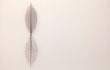24_L’orMa_30x40cm_intervento manuale su foglia di_Hevea brasiliensis_2015