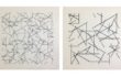 A. Zilocchi – Linee su carta anni 80 – serie di 4 da 20×20 cad – 1