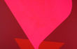 Ester Grossi – Wall painting studio rosso (acrilico su tela cm. 80x80_2015)